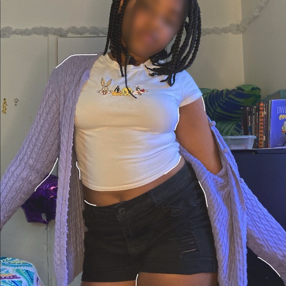 Cardigan || Purple || FOR SALE!! - Picture 3 of 4